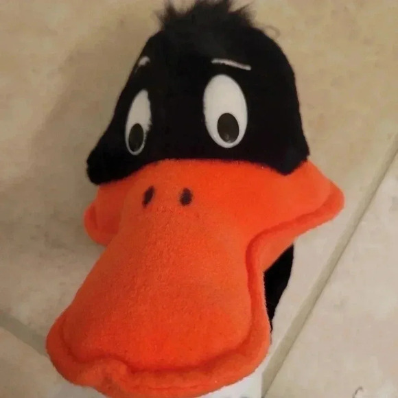 Vintage 1971 Daffy Duck Poseable Plush Warner Brothers 18" - Picture 2 of 5